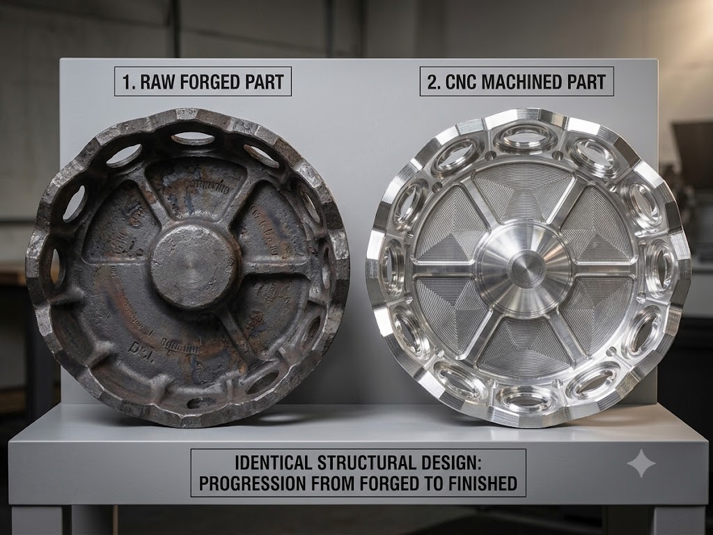 Forging + CNC Machining Service